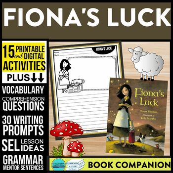 Preview of FIONA'S LUCK activities March Read Aloud St Patrick's Day Picture Book Companion