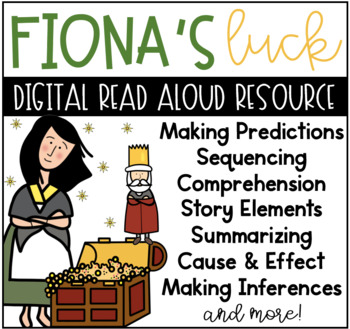Preview of Fiona's Luck Digital Online Resource for Google Classroom™ Slides™