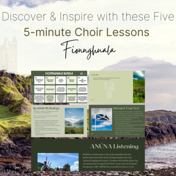 Preview of Fionnghuala Lesson Plan Bundle for Choirs