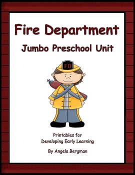 Preview of Fire Department JUMBO Preschool Unit