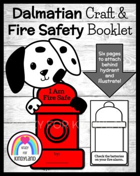 Preview of Fire Dog / Dalmatian, Hydrant Craft & Fire Safety Booklet Activity: Fire Safety
