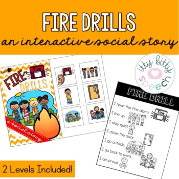 Preview of Fire Drills - Interactive Social Stories (+BOOM Decks)
