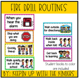 Fire Drill Routine Posters and Mini Books