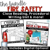 Fire Drill Safety and Prevention Activities Reading Writing Math