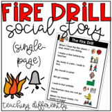 Fire Drill Social Story (Single-Page)