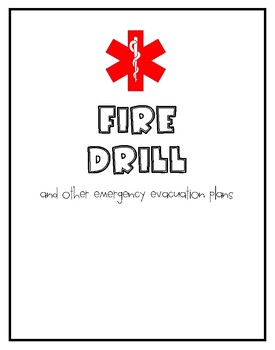 Preview of Fire Drill and Evacuation Plans Cover, PDF Printable