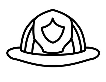printable fireman hat template