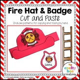 Fire Hat and Badge Craft | Fire Safety Week Activities | S