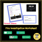 Fire Investigation Worksheet DISTANCE LEARNING