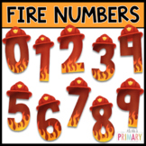 Fire Numbers Clipart | Counting Fire Clipart | Fire Safety