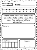 Fire Prevention Addition & Subtraction Word Problems (Kind