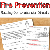 Fire Prevention Comprehension Pack - Includes Digital Vers