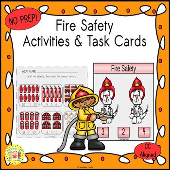 Fire Safety Activities and Task Cards by Teaching Tykes | TpT