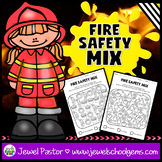 Fire Prevention Week Activities | Fire Safety Worksheets Math