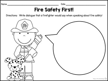Fire Safety Activities and Graphic Organizers by Laurie Kraus | TpT