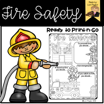 Fire Safety by Lori Flaglor | Teachers Pay Teachers