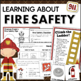 Fire Safety Writing Sort Word Search Plan Worksheets Fire 