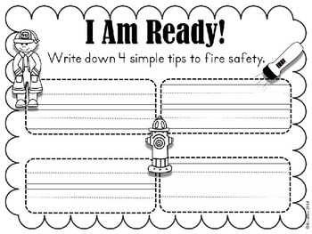 Fire Safety by Kindergarten Printables | Teachers Pay Teachers