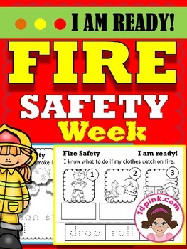 Preview of Fire Safety Week Printable Activities