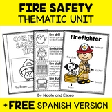 Fire Safety Activities Thematic Unit + FREE Spanish