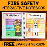 Fire Safety Interactive Notebook Activities + FREE Spanish