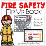 Fire Safety Week Activities & Fire Safety Booklet Flip Up Book