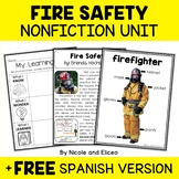 Fire Safety Activities Nonfiction Unit + FREE Spanish