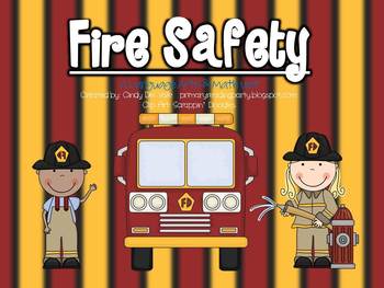 Fire safety and prevention, fire drill, Stop - drop - roll, & 2 emergent  readers