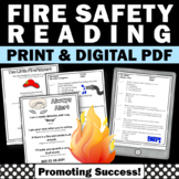 Fire Safety Week October Fun Worksheets Packet Reading Com