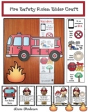 Fire Safety Activities Fire Truck Craft + Fire Safety Posters