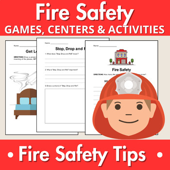 Preview of Fire Safety Activity - Key Included