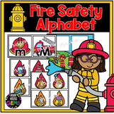 Fire Safety Alphabet Uppercase and Lowercase Initial Consonant