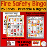 Fire Safety Bingo - Digital & Printable