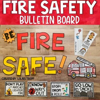 Preview of Fire Safety Bulletin Board for Fire Prevention Month