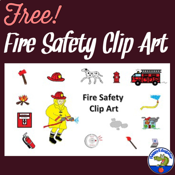 Preview of Free Fire Safety Clip Art