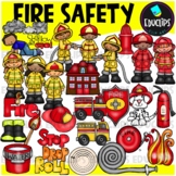 Fire Safety Clip Art Set {Educlips Clipart}