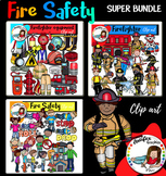 Fire Safety Clip Art superbundle