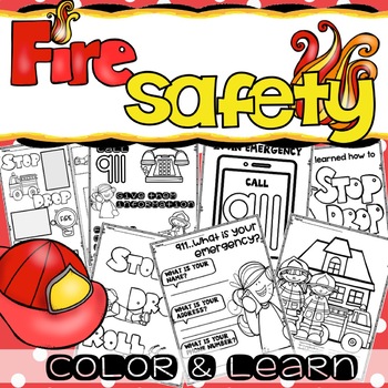 Preview of Fire Safety Activity Fun Pages