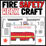 Fire Safety Craft | Fire Truck Craft Activity | Fire Preve