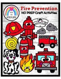 Fire Safety Craft Pack (NO Prep): Truck, Helmet, Hose, Dal