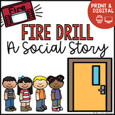 Fire Safety Drill Routine Book | Social Story | Printable 