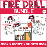 Fire Drill | Visual Poster | Fire Safety Book | Student Mini Book