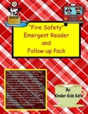 Fire Safety Emergent Reader and Phonemic Awareness Follow Up Pack