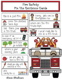 Fire Safety: Fix The Sentence Cards