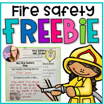Preview of Fire Safety Freebie (K-1) for Fire Prevention Week FREEBIE