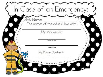 Preview of Fire Safety Homework & Parent Letter (K-5)