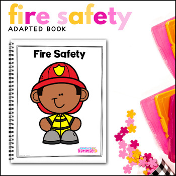 Preview of Safety Social Story Fire Drill + Fire Safety Adapted Book for Special Education