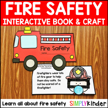 Preview of Fire Safety Week Craft Booklet for Fire Prevention Week, Fire Safety Rules