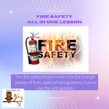 Preview of Fire Safety Lesson Plan