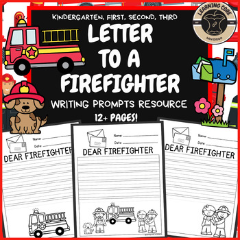 Preview of Fire Safety - Letter to a Firefighter - Thank You Letter